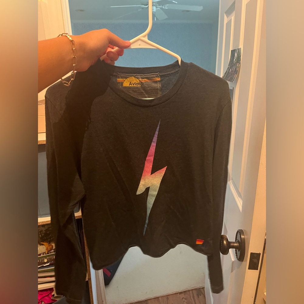 Aviator nation long sleeve shirt